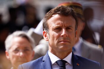 El presidente francés, Emmanuel Macron