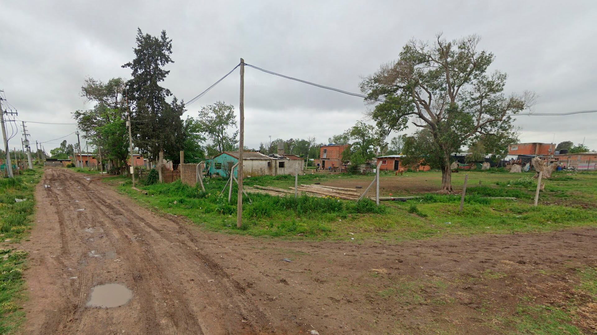 La zona en la que fue asesinado Peralta Martínez