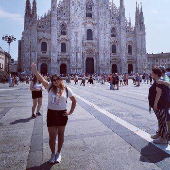 Geraldine Sánchez aprovechaba sus días