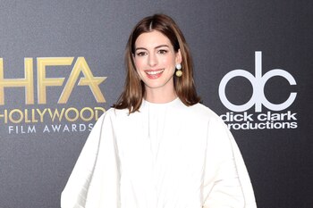 La actriz estadounidense, Anne Hathaway. EFE/EPA/NINA PROMMER/Archivo
