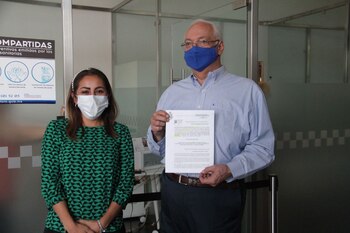 El diputado Jorge Herrera presentó