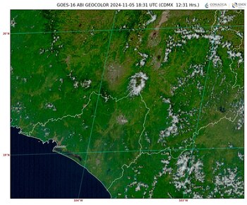 Imagen 2: GOES 16 ABI