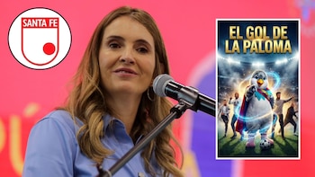 Santa Fe se pronunció por el video de exjugadores que apoyan la campaña presidencial de Paloma Valencia: “Respetamos la libertad”