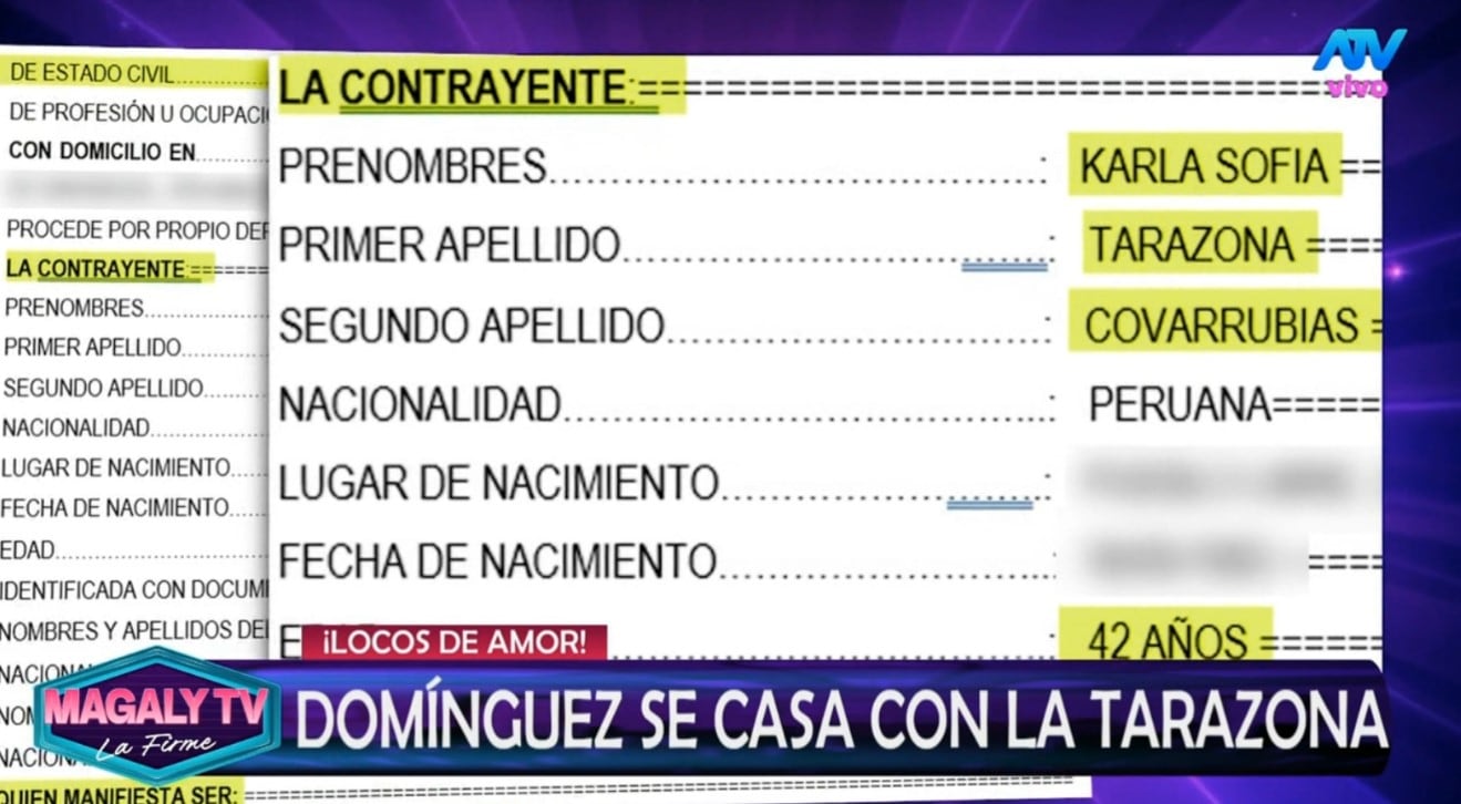 Revelan que Christian Domínguez y Karla Tarazona están a un paso del matrimonio tras viaje romántico. Captura: Magaly TV La Firme.