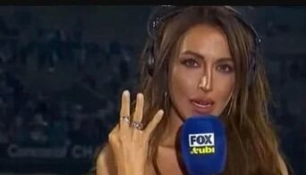 La polémica periodista fue viral al burlarse del América en los festejos de Cruz Azul. (Especial)