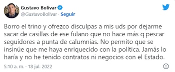 No es la primera vez que recibe críticas de Daniel Briceño.