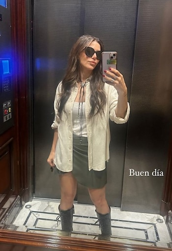 Evangelina Anderson se hizo morocha