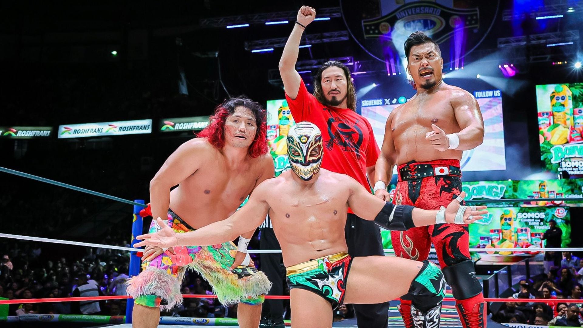 Tras vencerlos el 20 de junio, Titán, Takagi y Takahashi buscan repetir la dosis frente a Templario, TJP y Akira. La rivalidad NJPW vs. CMLL se vive con todo este martes 24.