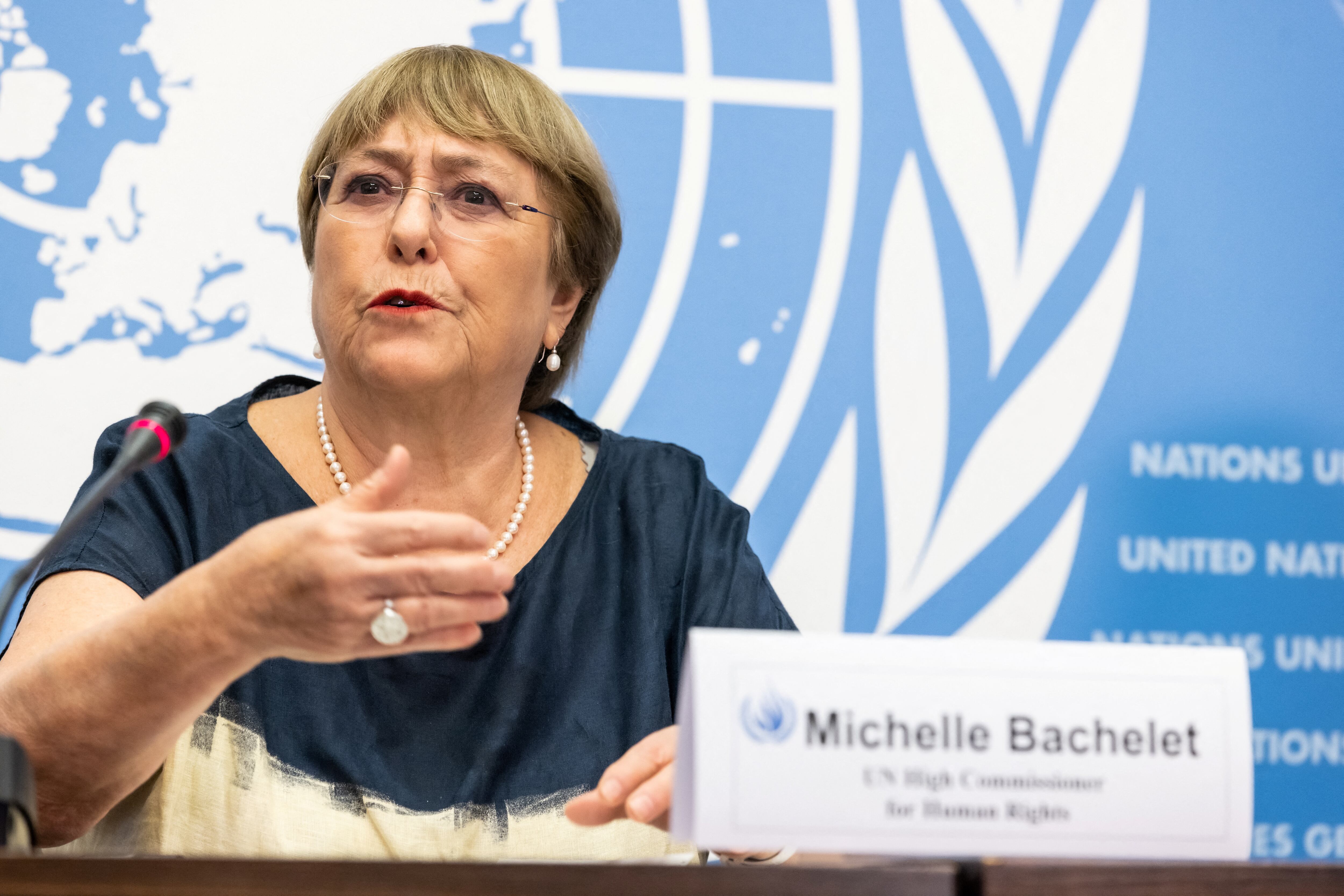 El informe de Michelle Bachelet para la ONU señala la responsabilidad estatal en ejecuciones extrajudiciales y violencia sexual
(Reuters)