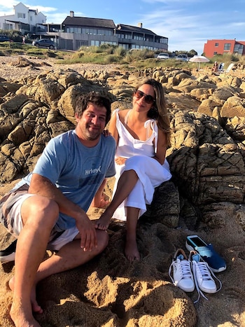 Pablo y María José, disfrutan