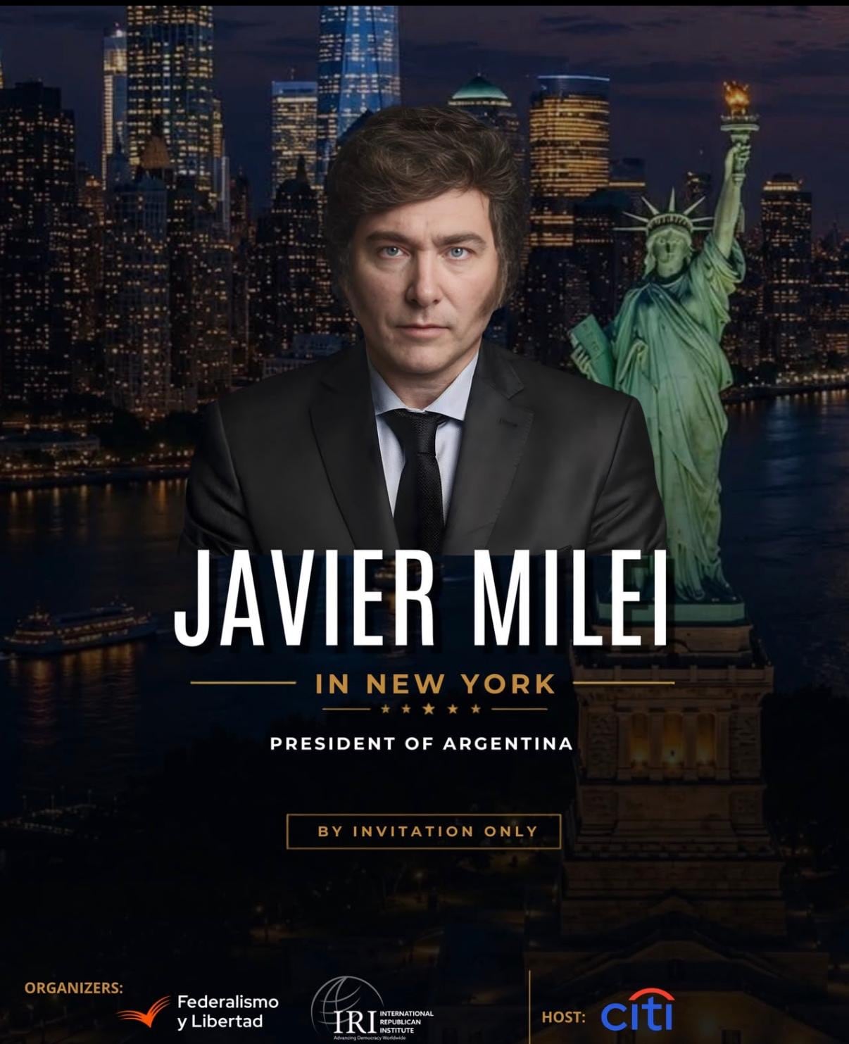 El presidente disertará en un evento organizado por la Fundación Federalismo y Libertad