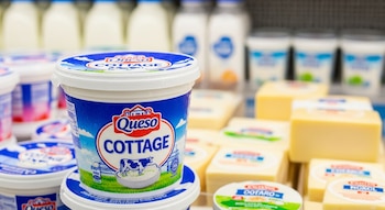 El consumo de queso cottage