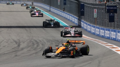 Lando Norris gana el Gran Premio de Miami; Max Verstappen termina segundo y Checo Pérez, quinto