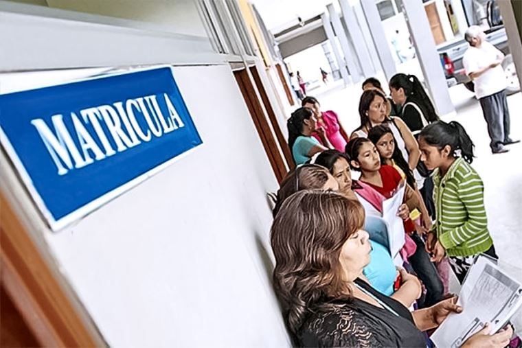 La segunda infracción correspondió a la falta de registro de la menor en el Siagie durante 2025, pese a que su madre solicitó los documentos para trasladarla a otro colegio. Foto: El Peruano