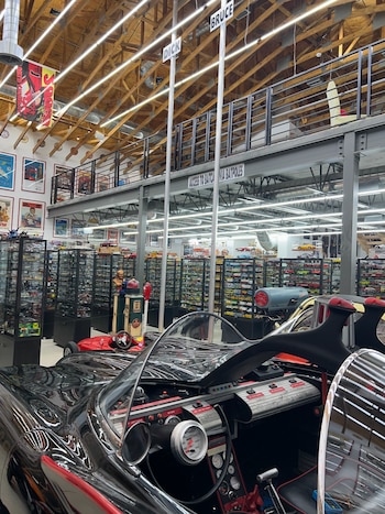 El interior del Batimóvil