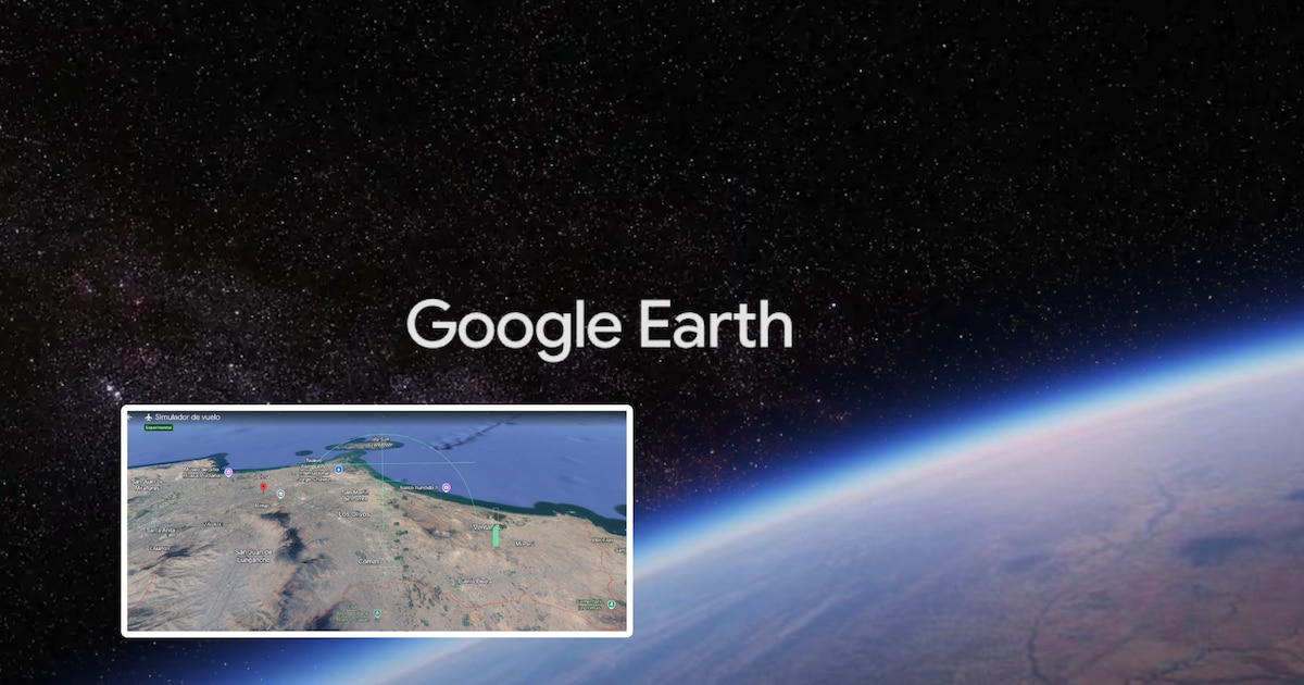 This is Google Earth's new flight simulator to travel around the world without leaving the house