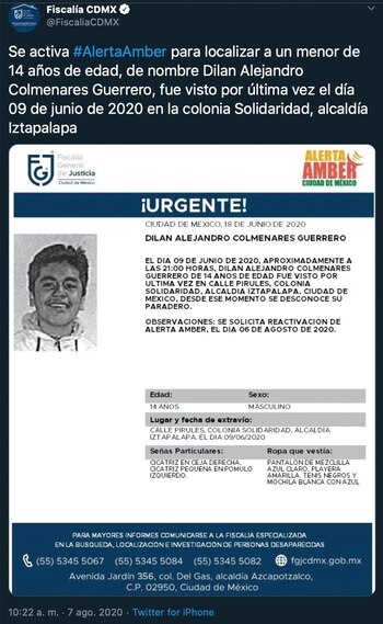 (Foto: Twitter@FiscaliaCDMX)