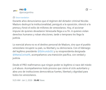 Desde el espacio acompañaron el