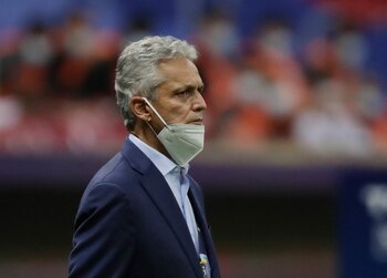 El técnico Reinaldo Rueda durante