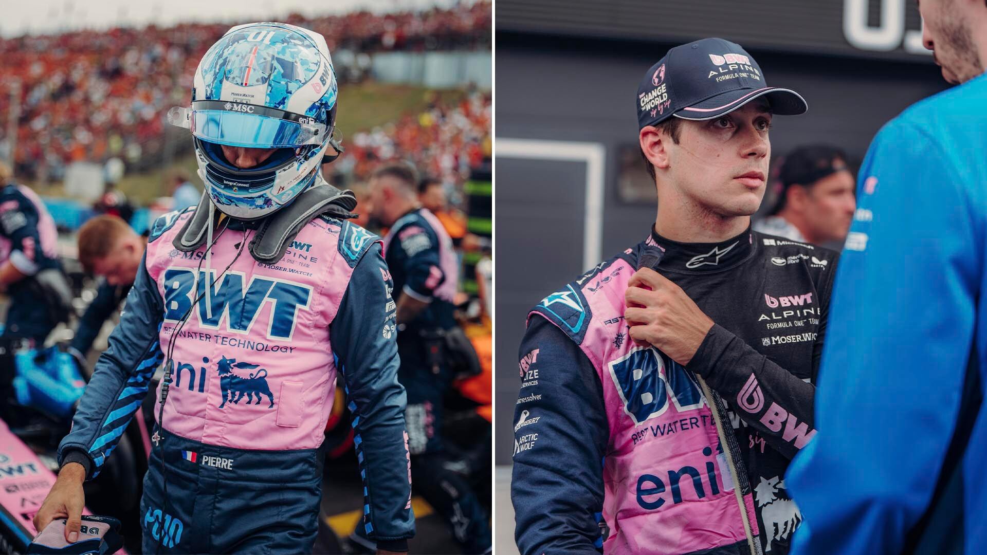 Los tiempos en las paradas en los pits de Gasly y Colapinto en el Hungaroring