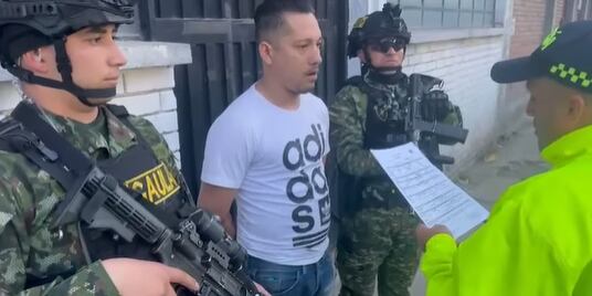 El presunto delincuente tiene un amplio prontuario criminal dentro de la estructura criminal - crédito Policía