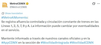 Avance en tiempo real de