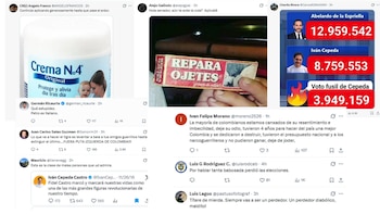 Estos fueron los mensajes que enviaron al senador Iván Cepeda - crédito X