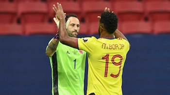 David Ospina y Miguel Ángel