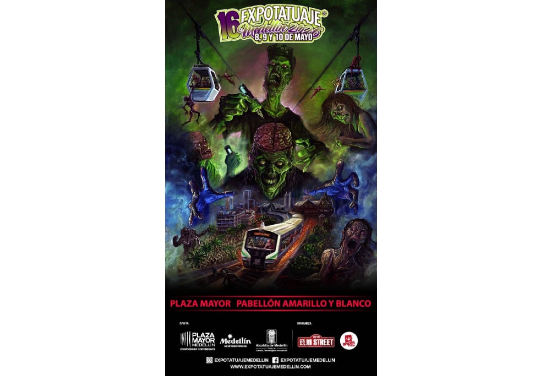El evento se llevó a cabo entre el 9 y 10 de mayo en Medellín - crédito Expotatuaje