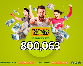 Sorteo Kábala - Sábado 26