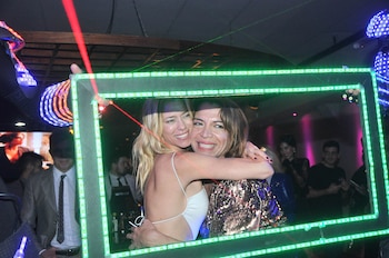 Con Nicole Neumann (Verónica Guerman