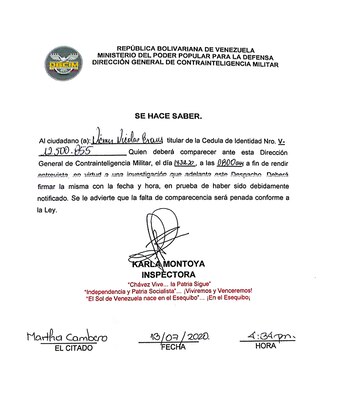 La citación que alias La