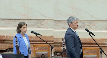 Rita Monica Almada and Juan