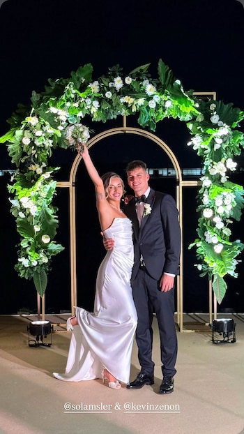 El casamiento de Kevin Zenón y Sol Amsler