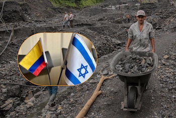 La venta de carbón a Israel quedó suspendida en agosto de 2025 - crédiot Stringer/Reuters y Embajada de Israel en Colombia