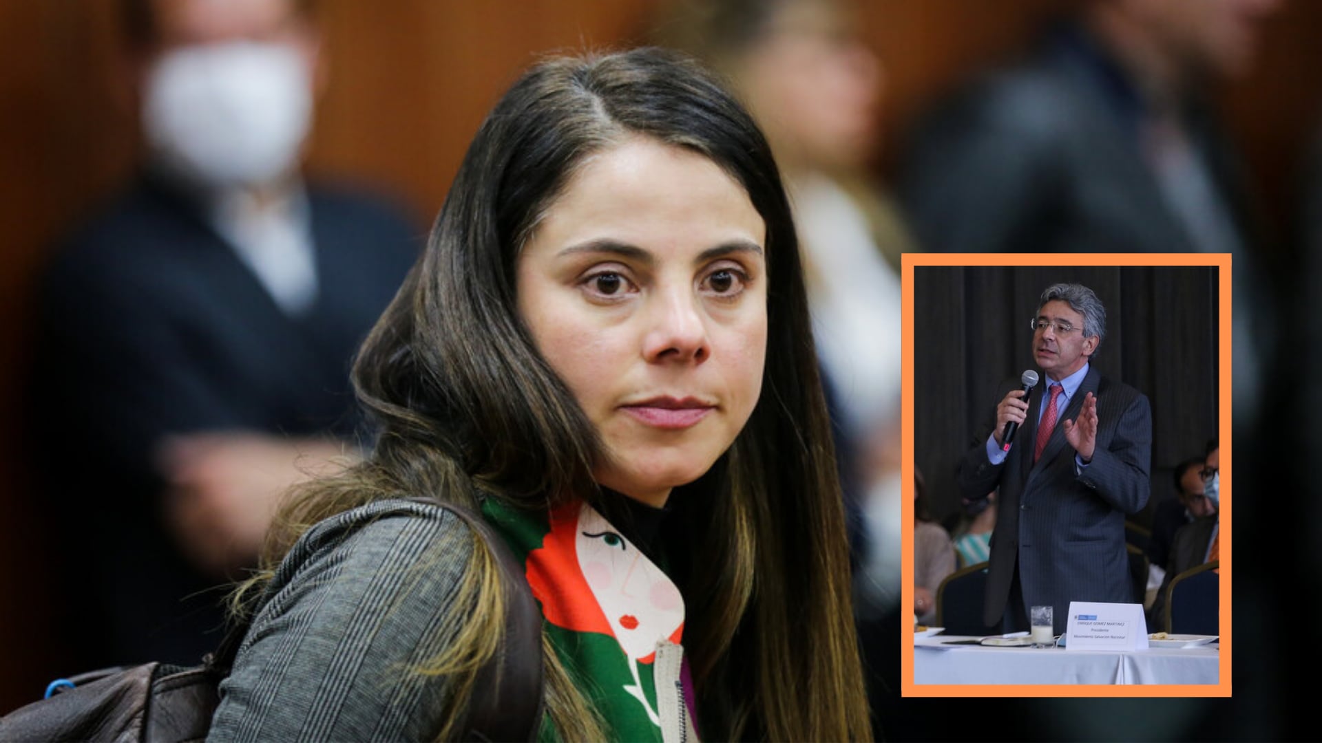 Esmeralda Hernández rechazó la elección de Enrique Gómez como presidente de la Comisión Primera del Senado: “Es un antiderechos”
