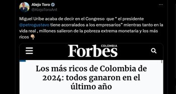 El representante Alejandro Toro criticó