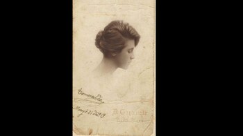 Fotografía de Serafina Quinteras cuando