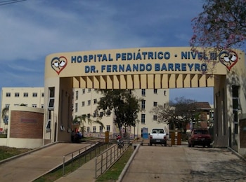 Hospital de Pediatría Dr. Fernando Barreyro de Posadas donde fue internada la bebé