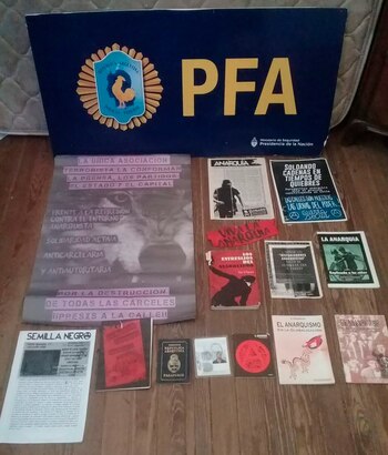 Elementos secuestrados en el operativo