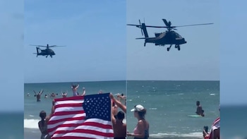 El Pentágono rehabilitó a los pilotos suspendidos por un polémico vuelo rasante durante los festejos del 4 de julio