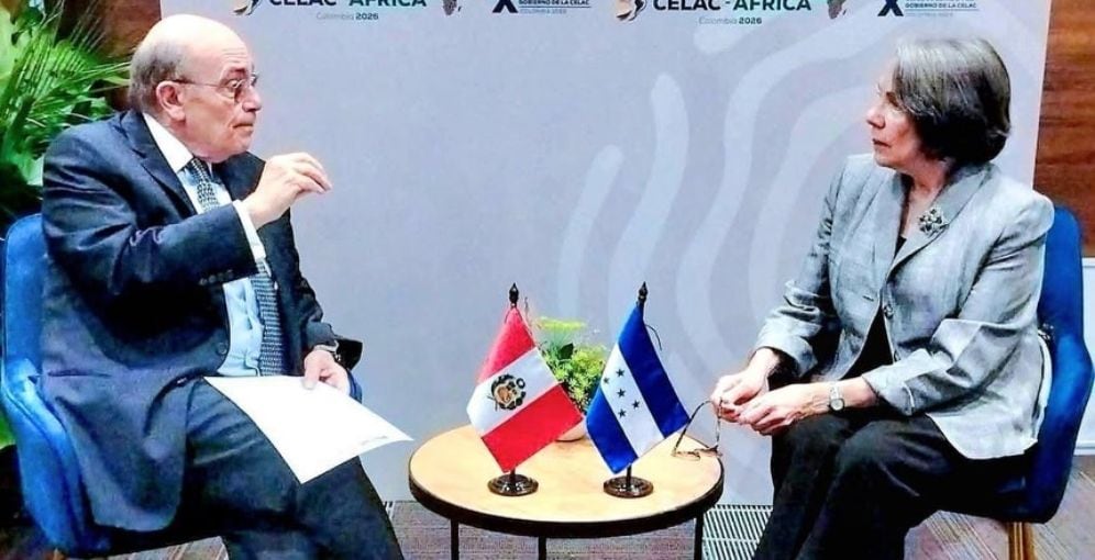 La Cancillería peruana destaca la importancia de reabrir canales de cooperación en seguridad y desarrollo bilateral con Honduras. (Foto: Cortesía)