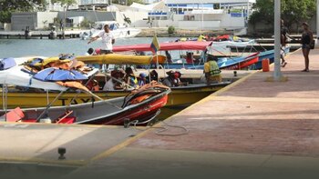 Turista y lancheros se fueron