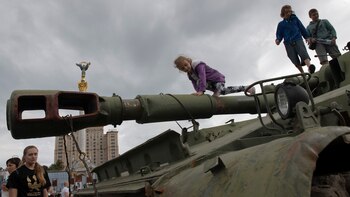 La exhibició atrajo la atención