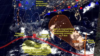 Todos estos sistemas meteorológicos influirán