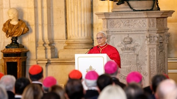 El papa León XIV rechaza la “cultura del enfrentamiento” en la ceremonia del Palacio Real de Madrid: “Nuestra época clama por la paz”