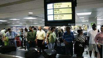 La llegada de turistas a