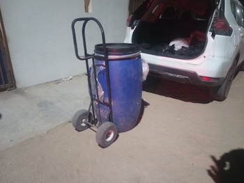 También fue asegurada la camioneta