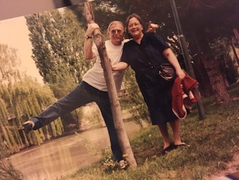 La pareja disfrutaba mucho viajar