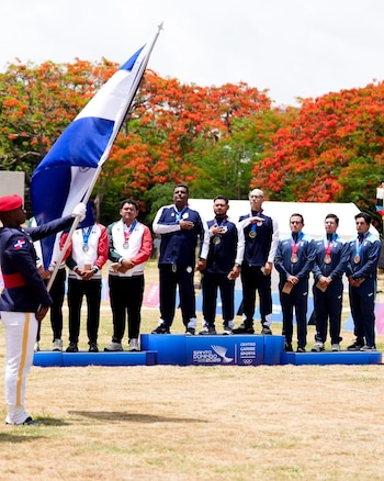 Los arqueros salvadoreños mantienen un alto nivel durante la competencia y aseguran la victoria para El Salvador. (Foto: Comité Olímpico de El Salvador)